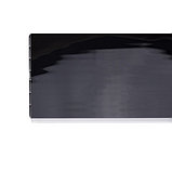 Цоколь мебельный ПВХ H=100 c лицевой силиконовой защитой, черный глянец, фото 3