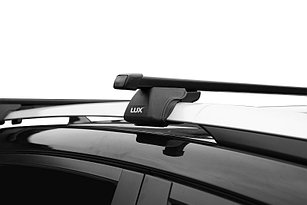 Багажник LUX ДЧ-120 на рейлинги Nissan Qashqai+2, кроссовер, 2008-2013