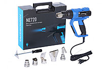 Фен с ЖК-экраном, 6 насадок, в кейсе, 50-650 °С, 2000 Вт