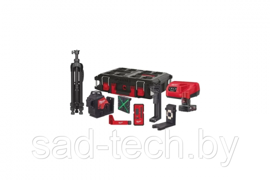 Нивелир с принадлежностями Milwaukee M12 3PLKIT-401P
