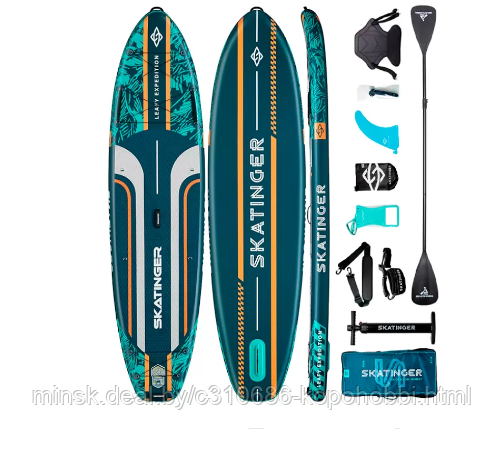 Сапборд Skatinger Leafy Expedition Green