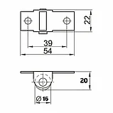 Опора колесная №531-01, фото 2