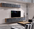 Тумба для ТВ 54.20 Гамма (таксония \ пленка ПВХ бетон ), фото 4