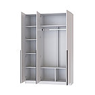 Шкаф 3-х створчатый Феникс ФР№6 графит/олива софт (ручки черные), фото 2