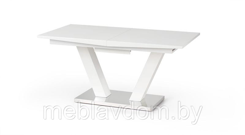 Стол обеденный HALMAR VISION белый/белый 160-200/90