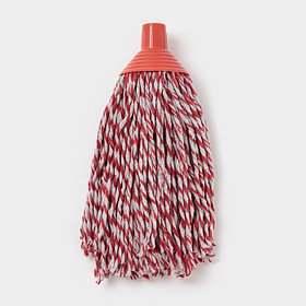 Насадка для швабры веревочная Доляна, х/б 300 г, длина нити 33 см, МИКС