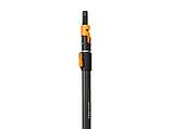 Черенок алюминиевый графитовый телескопический QuikFit FISKARS, фото 4