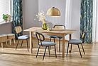 Стол обеденный HALMAR MAURYCY дуб крафт 118-158/75, фото 8