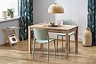 Стол обеденный HALMAR MAURYCY дуб крафт 118-158/75, фото 10