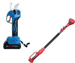 Секатор аккумуляторный KATANA PR3000 со штангой TS3000