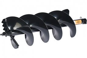 Шнек для каменистого, твердого и мерзлого грунта, двухзаходный BURAN HARDDRILL 200х800 (800мм)