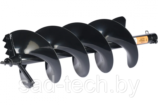 Шнек для каменистого, твердого и мерзлого грунта, двухзаходный BURAN HARDDRILL 200х800 (800мм), фото 2