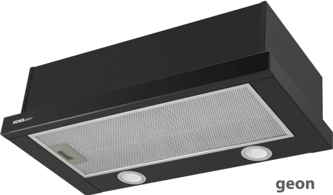 Кухонная вытяжка HOMSair Flat 60 Glass (черный)