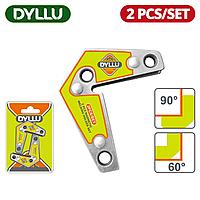 Набор магнитных держателей для сварки 100х75х13 мм DYLLU DTMC4601 (2 шт)