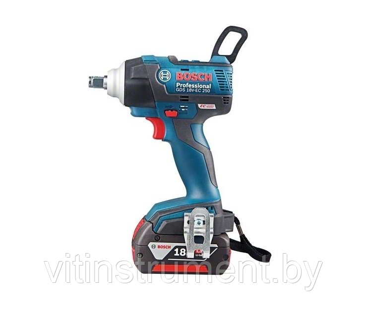 Аккумуляторный ударный гайковерт Bosch GDS 18 V-EC 250 (06019D8102)