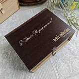 Подарочный бокс с белорусским орнаментом: ремень ТЁРКА 4см + ключница, фото 6