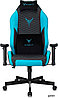 Кресло Knight Neon (черный/голубой), фото 2