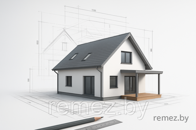 Эскизный проект дома для согласования и разрешения — remez.by Эскизный проект дома для согласования и получения разрешения на строительство