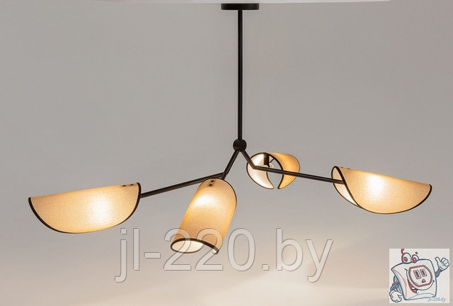 Светильник подвесной Maytoni Modern Organic MOD225PL-04B, IP20, черный, коричневый