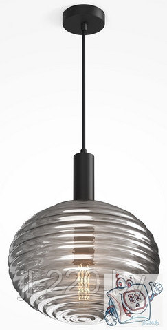 Светильник подвесной Maytoni Modern Reels MOD268PL-01B, IP20, черный, дымчатый