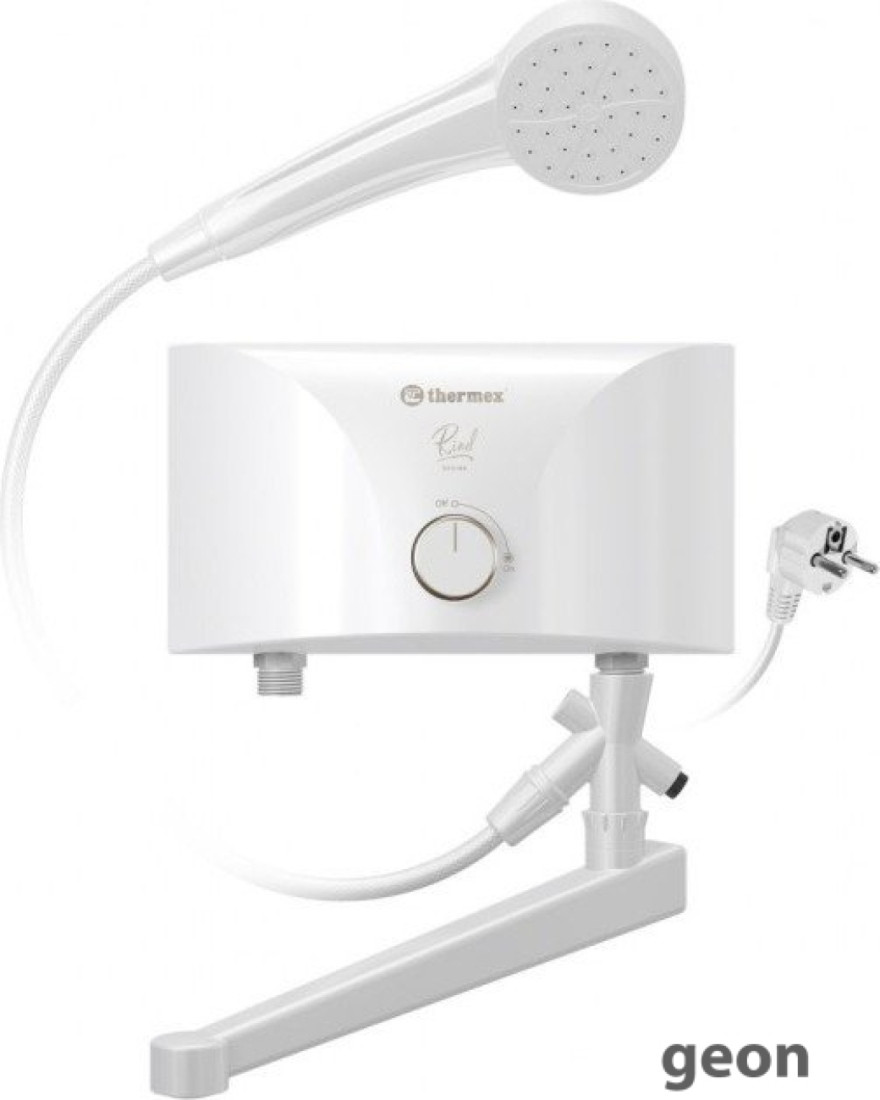 Проточный электрический водонагреватель кран+душ Thermex Rind 5500 Combi