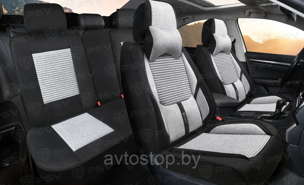 Чехлы-накидки  PSV Special Чёрно - Серый , комплект на весь салон