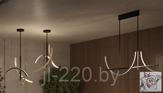 Светильник подвесной Maytoni Modern Wabi MOD428PL-L27BK, IP20, белый