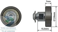 Ролик сдвижной крыши, 24х7 мм, Bozamet 68.E.023