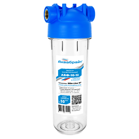 Магистральный фильтр Аквабрайт АБФ-10 (SLIM LINE) 1/2