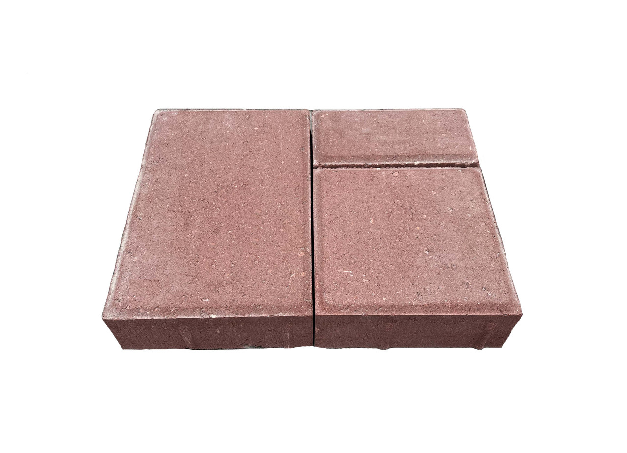 Тротуарная плитка Новый город 60 мм Красный