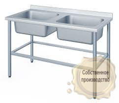 Ванна цельнотянутая двухсекционная Эконом