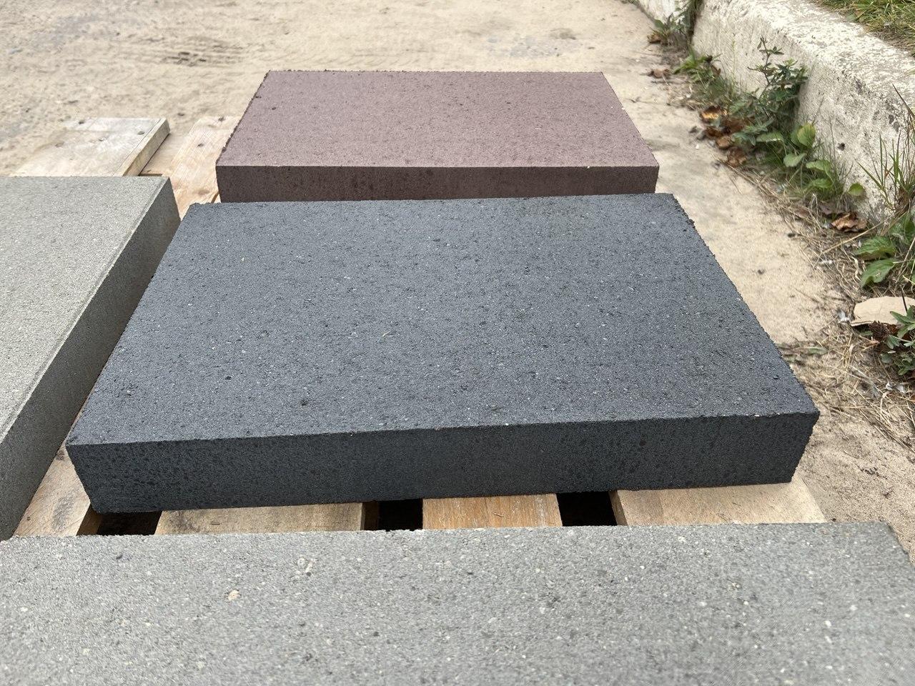 Тротуарная плитка Шаговая малая 504*200*60 мм Черная