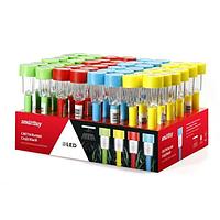 Садовый светильник Smartbuy на солнечной батарее, пластик, цветной 31 см (SBF-100-RGBY)упак 48