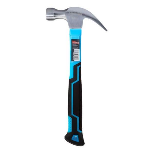 Молоток с гвоздодером столярный с плексигласс. рукояткой, 680 г, Smartbuy tools