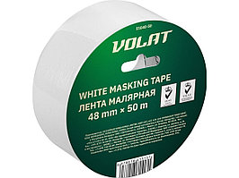Лента малярная 48ммх50м белая ВОЛАТ (135мкм)