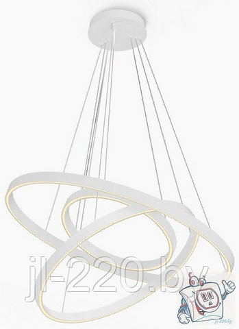 Светильник подвесной Maytoni Modern Rim MOD058PL-L100WK, IP20, белый