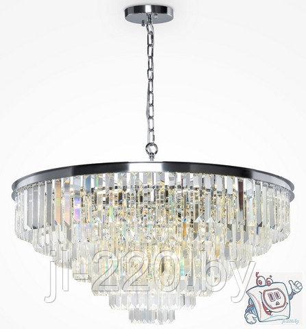 Светильник подвесной Maytoni Neoclassic Revero MOD085PL-16CH, IP20, хром, прозрачный