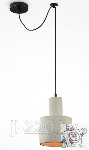 Светильник подвесной Maytoni Loft Broni T439-PL-01-GR, IP20, черный, серый