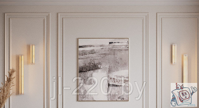 Светильник настенный (бра) Maytoni Modern Albatre MOD366WL-L9BS3K, IP20, латунь, белый