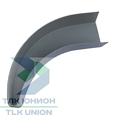 Крышка пластиковая торцевая к угловому профилю, правая, ЗКЭAL (R)