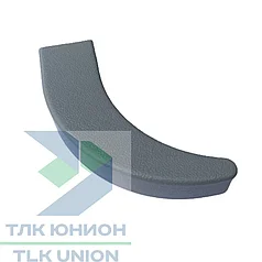 Крышка пластиковая торцевая к угловому профилю, левая, ЗКЭAL (L)