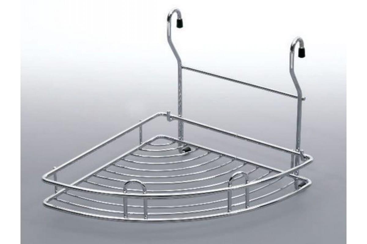 Полка угловая хром