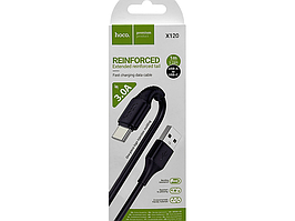 USB дата-кабель Hoco X120 USB - Type-C (1 м, 3A) цвет: черный