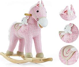 Интерактивная лошадка-качалка Milly Mally | Pink