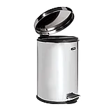 Зеркальное стальное ведро-контейнер LAIMA с педалью, 5 л, фото 7