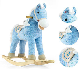 Интерактивная лошадка-качалка Milly Mally | Blue