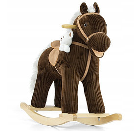 Интерактивная лошадка-качалка Milly Mally | Коричневый