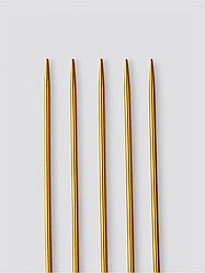 Спицы чулочные алюминиевые 2 мм 15 см Art uzor , 5 спиц