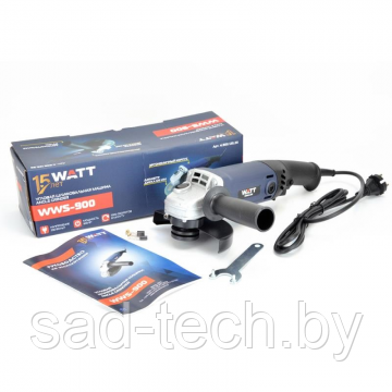 Угловая шлифовальная машина WATT WWS-900 NEW, фото 2