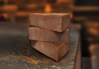 Облицовочный кирпич ручной формовки Теллура Бордо WDF (0.5 WDF)